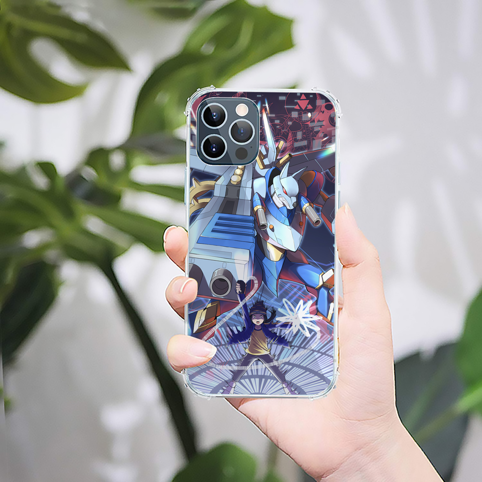 （画像用） Digimon デジタルモンスター/デジモン 【iPhone 12シリーズ対応】透明スマホケース（クリアソフトケース）